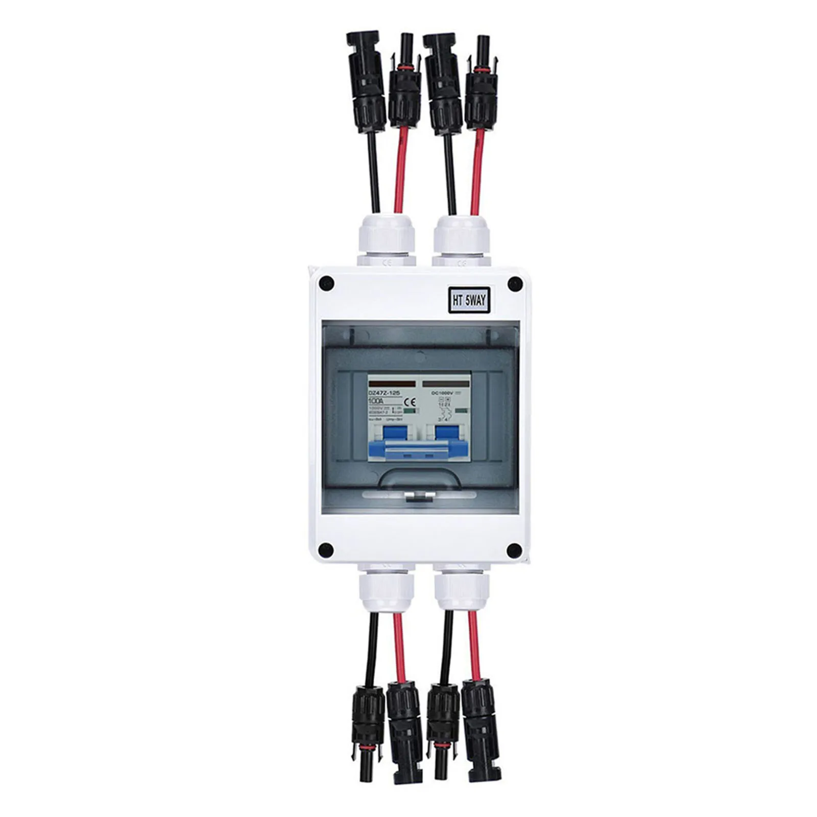 Надежная защита на выходе для панелей PV и инвертора DC1000V 30A отключение автоматического выключателя с 4 наборами разъемов PV