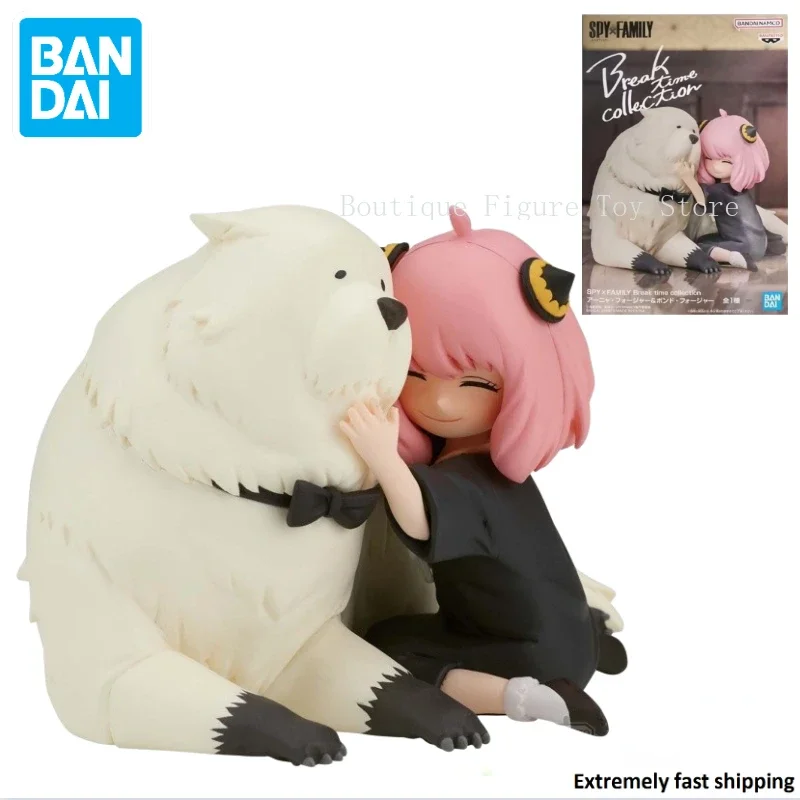 В наличии оригинальная коллекция Bandai BANPRESTO SPY×FAMILY Break Time Anya Forger&bond Forger, милая фигурка, аниме-модель, игрушка в подарок