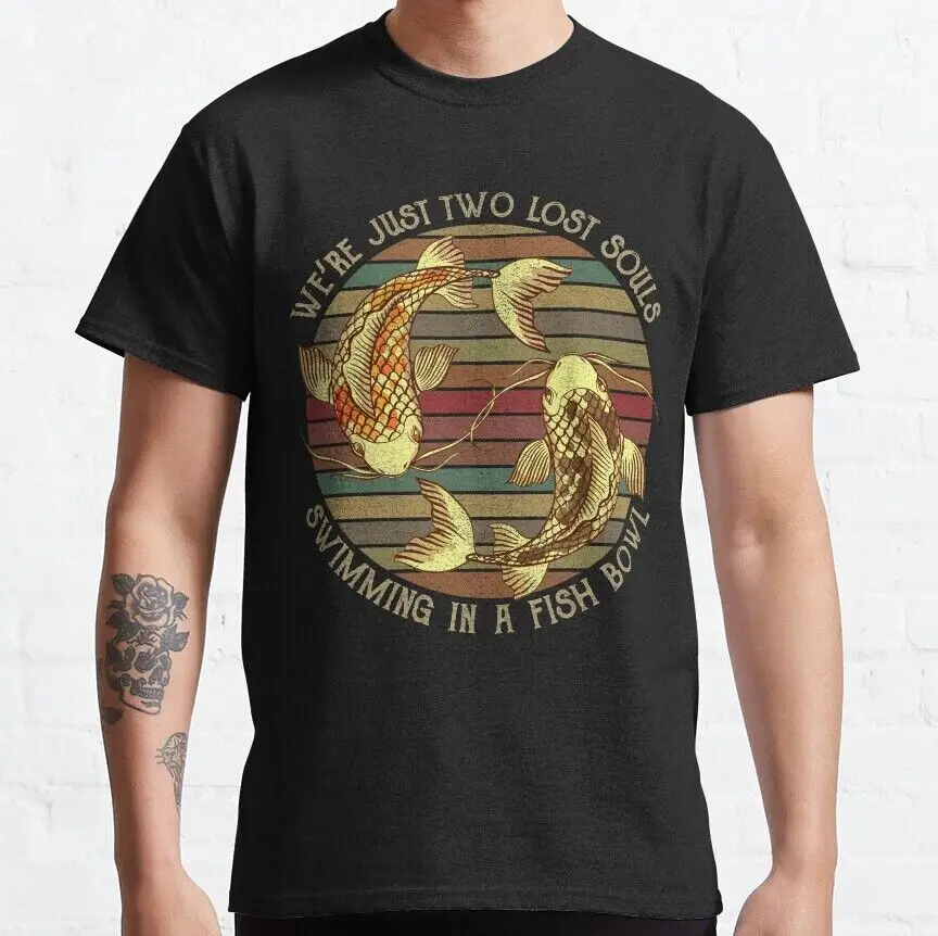 New Limited We Are Pink Just Two Lost Souls плавание в рыбе Классическая футболка с длинным или коротким рукавом