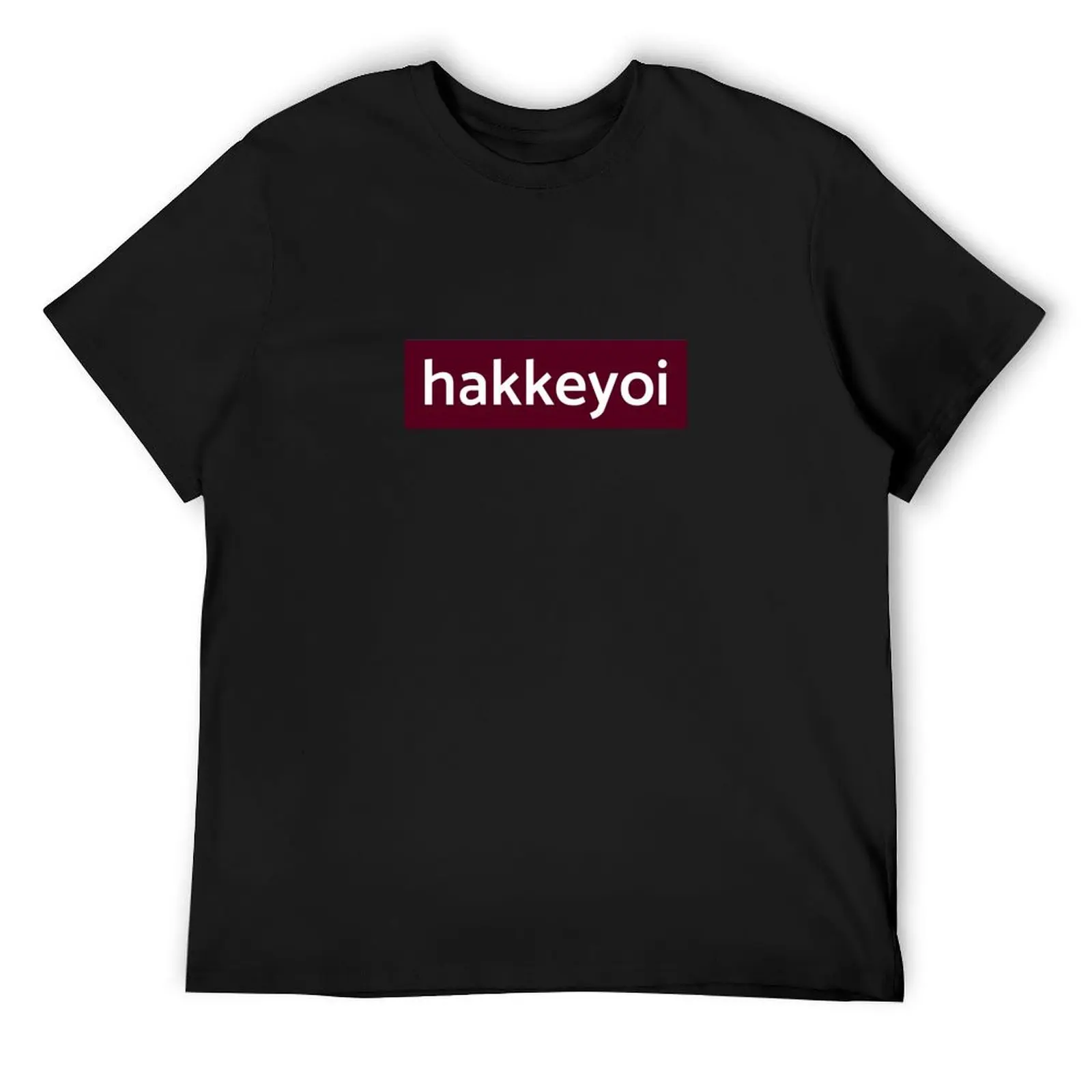 Hakkeyoi, 랜essen상 Panger Belg - Темная футболка с рисунком, мужские хлопковые футболки с объемной графикой