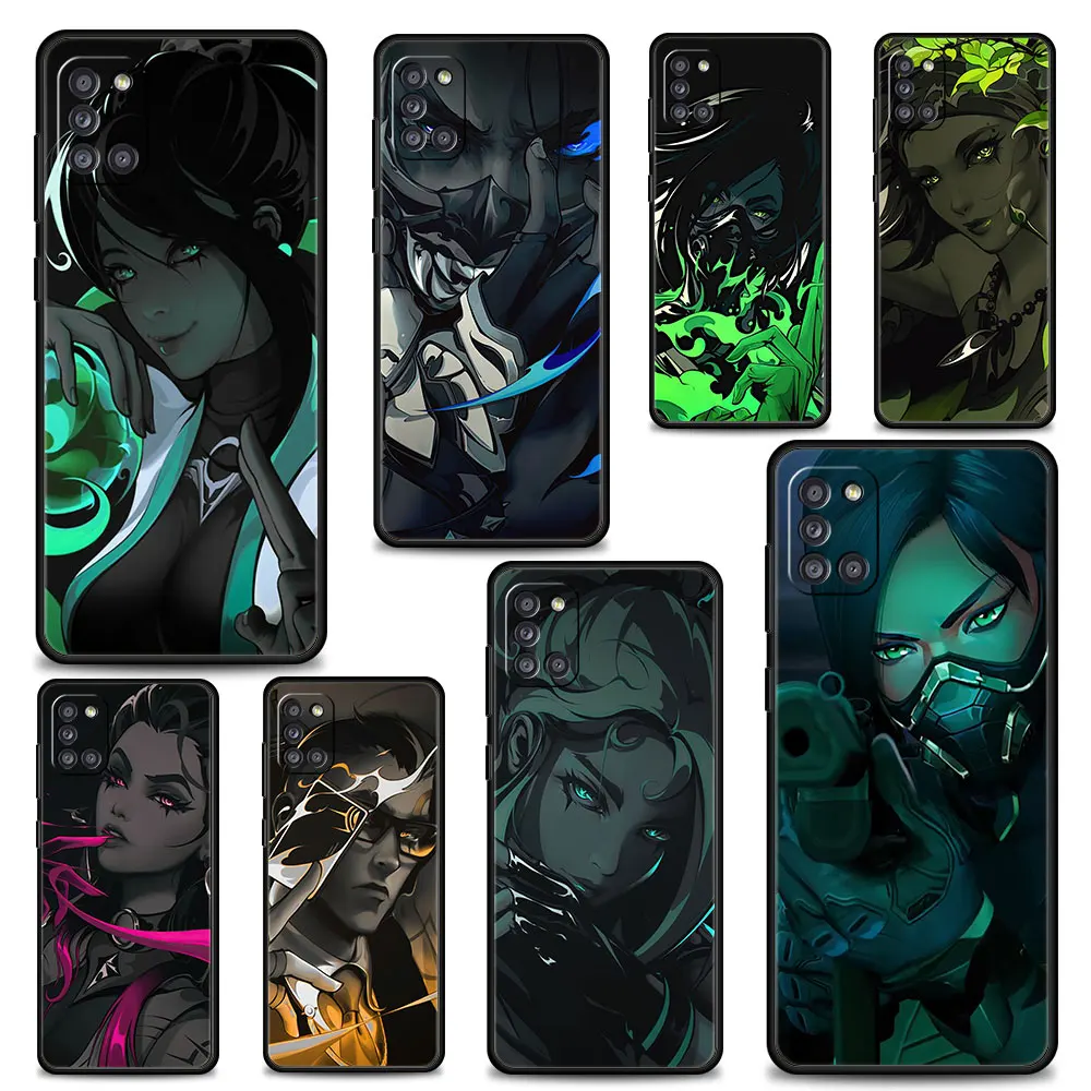 Чехол Valorant для Samsung Galaxy A73 A72 A53 A52s A33 A32 A13 A71 A51 A31 A52 A23 A12 A21s A03s A02s