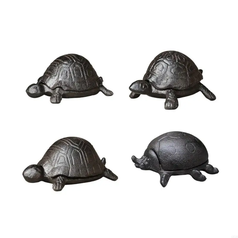 4x7b Tortoise/Coccinella septempunctata Ключевая коробка для хранения для садов и ворса железных украшений Hider с секретным