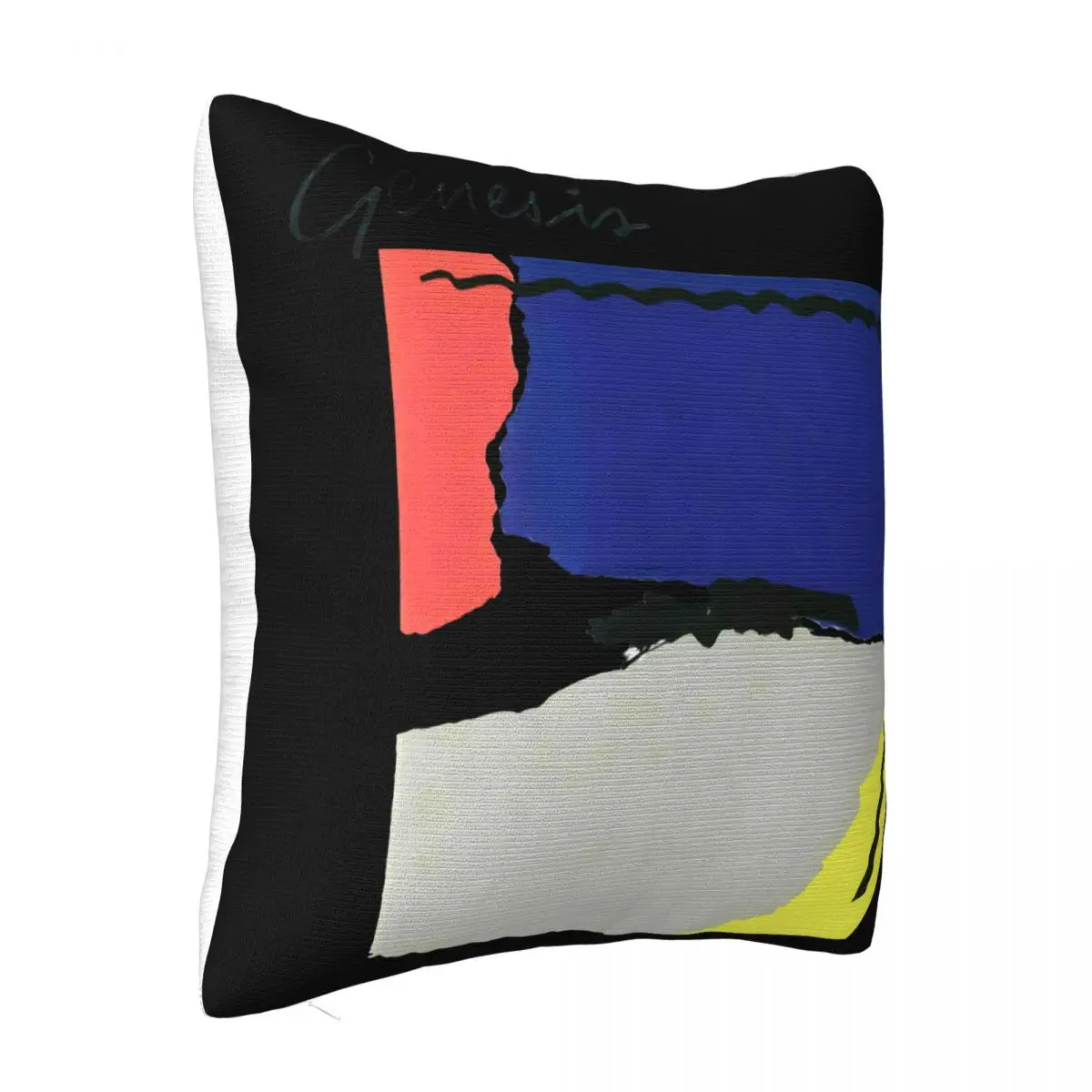 Фото Genesis Abacab Berlesen Muzik Rock N Roll Band Pendek Lengan P فا Punk Normal Pillow Case №2