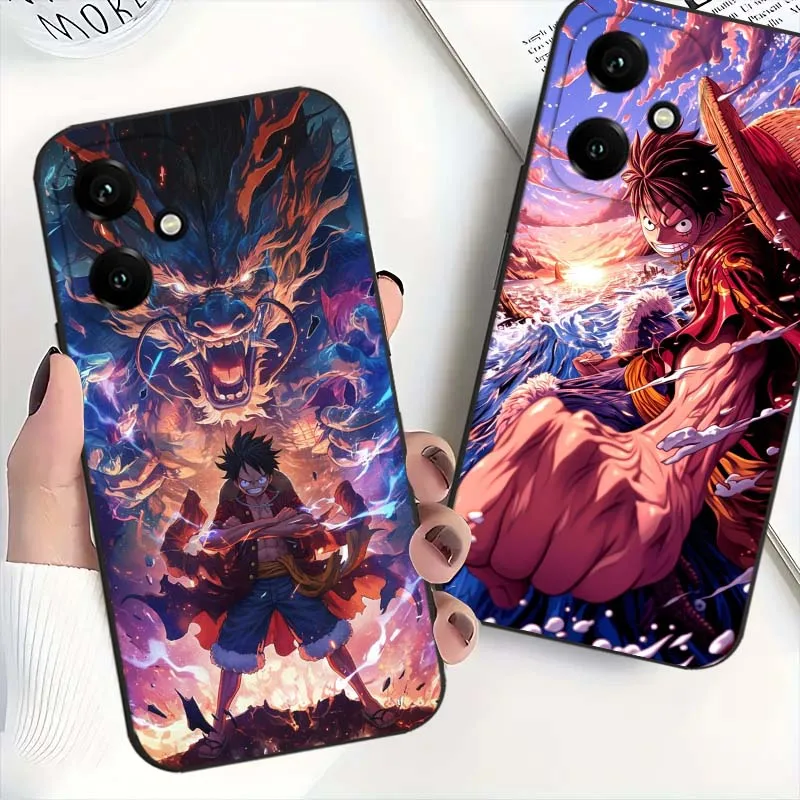 Чехол Luffy One Piece для Honor X9C X9B X9A X9 X8C X8B X8A X8 X7C X7B X7A X7 X6B X6A X60i X60 X6 X5B, чехол для телефона