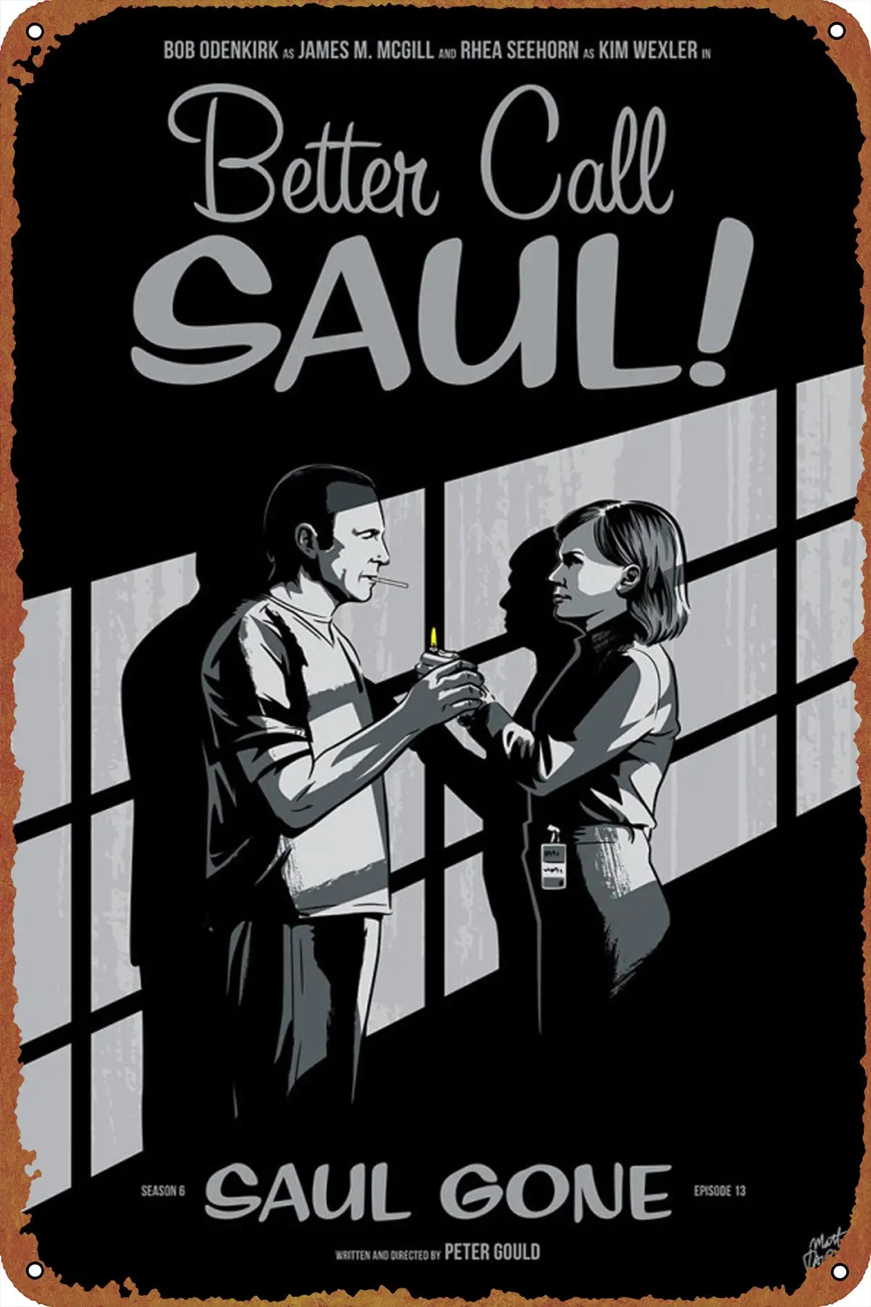 Настенный ретро-постер с надписью «Better Call Saul», 8x12 дюймов