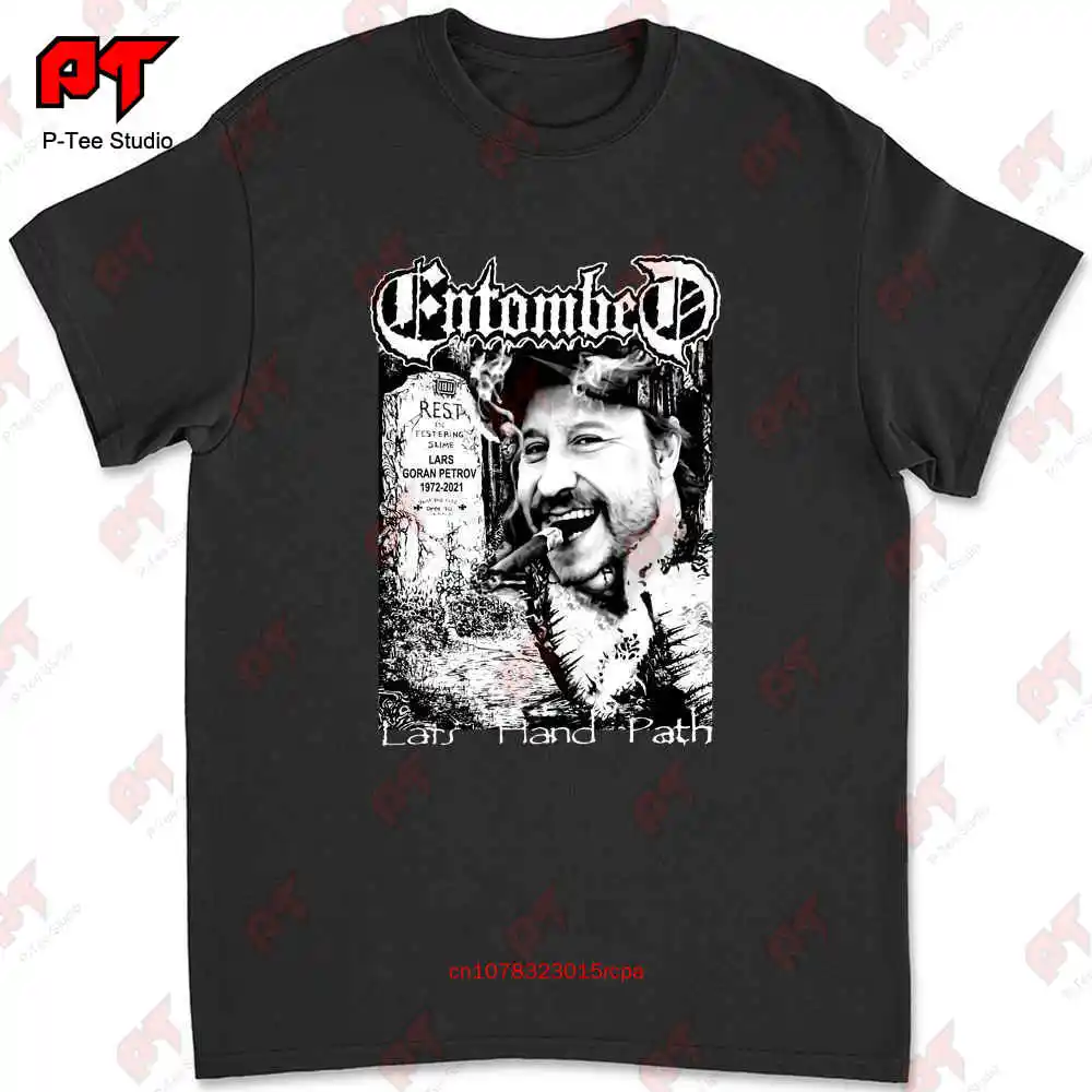 Entombed Ларс ручная дорожка Ларс ран Петров 1972-2021 футболка Y3RD