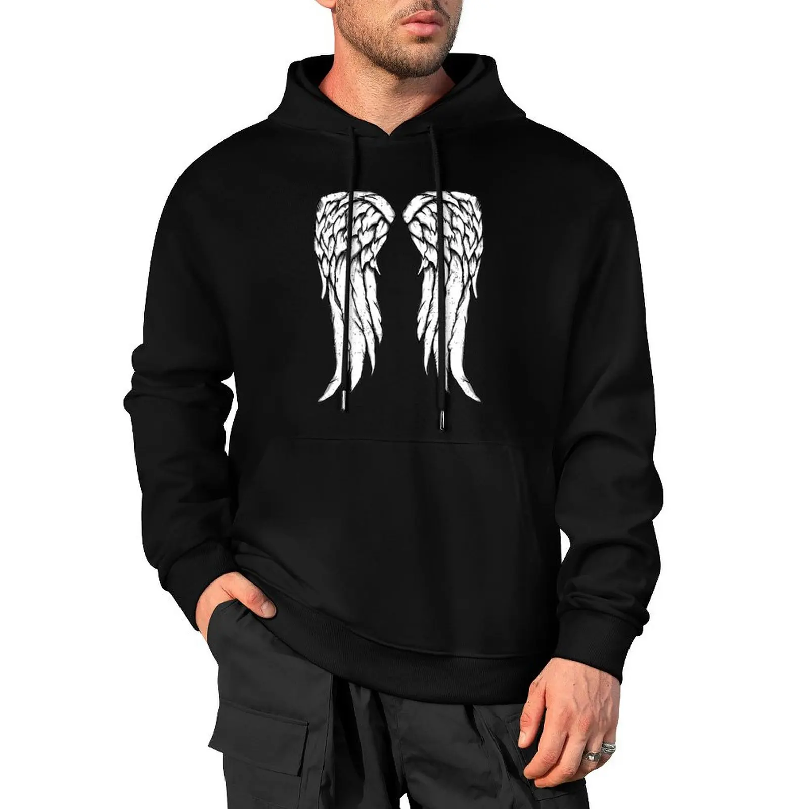 Daryl Dixon Wings-Zombie Pullover Hoodie модные мужские футболки с рисунком мужская осенняя одежда мужская осенняя одежда новые толстовки