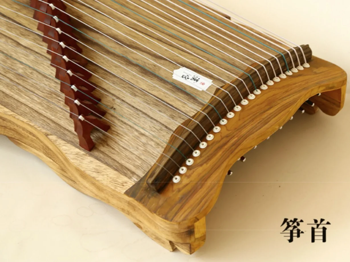 Фото Маленькие портативные 21-струнные китайские струнные инструменты guzheng 1M №5