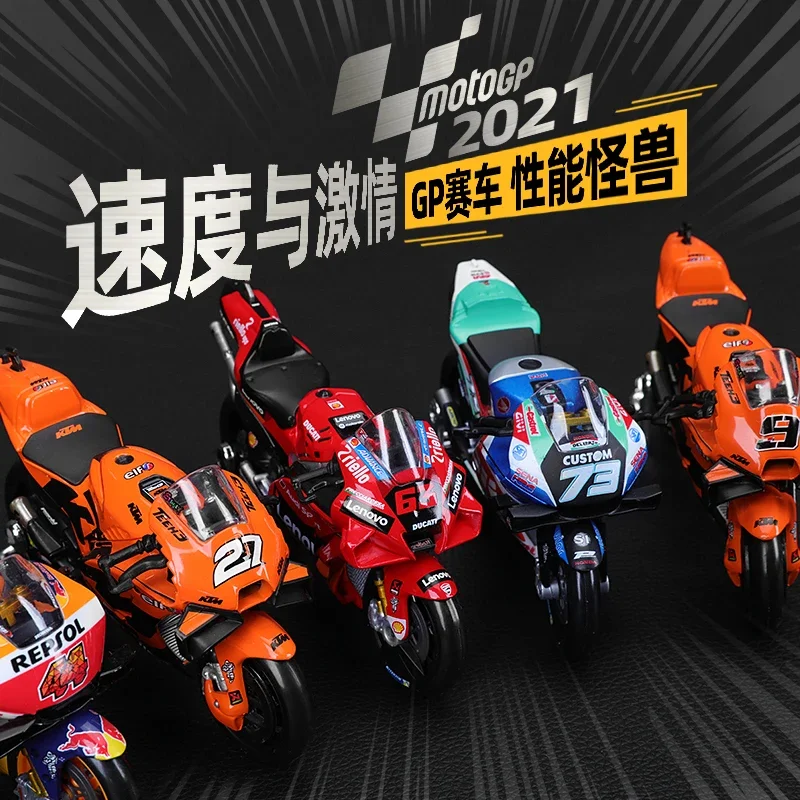Фото Maisto 1:18 NEW 2023 Ducati Lenovo Team 1 Bagnaia Champion Moto GP Racing Литье под давлением из сплава Модель мотоцикла Коллекция Подарочная игрушка №3