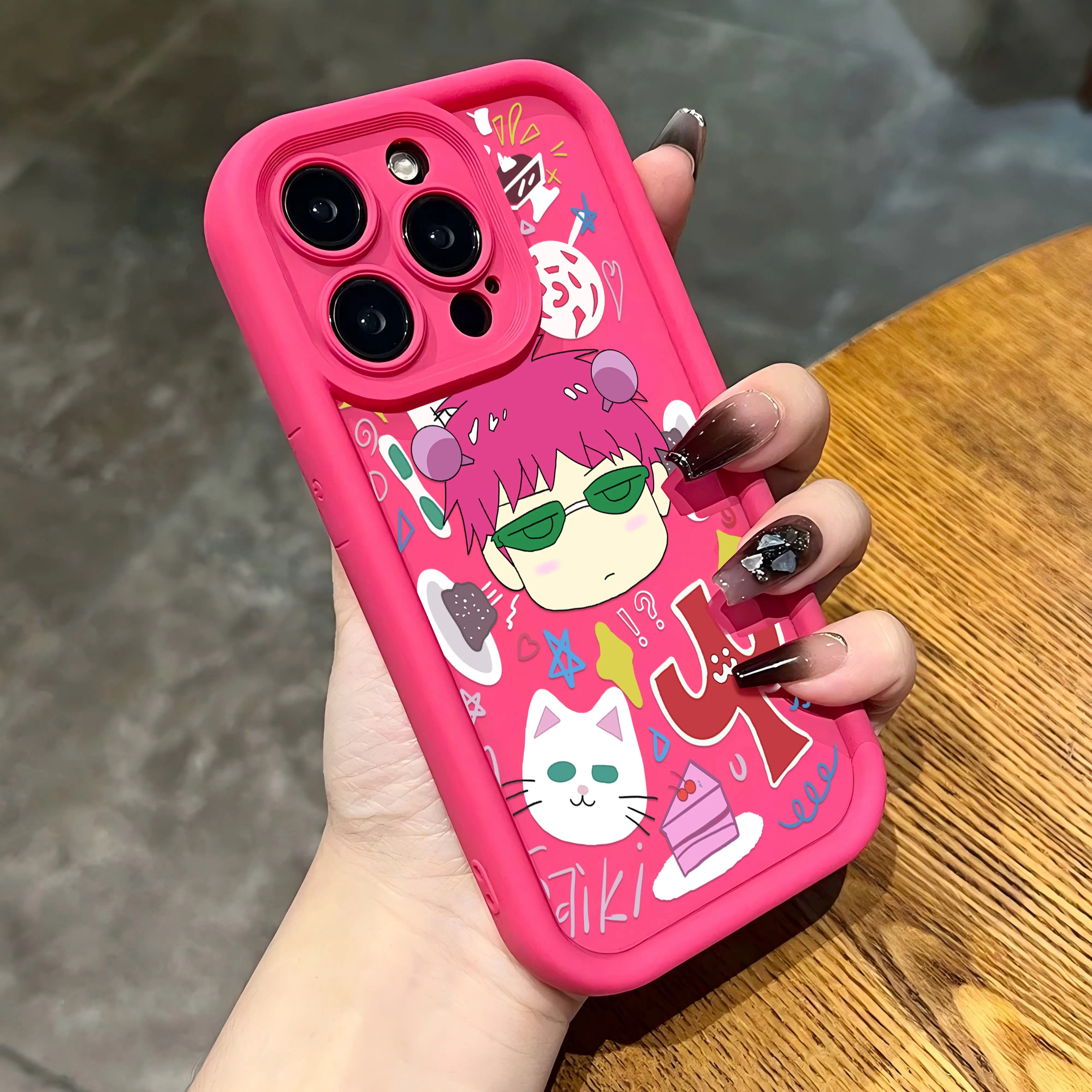 Фото Новый чехол для телефона Hot Anime Saikis K-Kusuoes для Samsung S25 S24 S23 S22 S21 S20 Note 20 Plus Ultra 4G 5G, мягкий силиконовый чехол из ТПУ №4