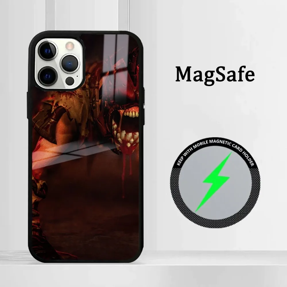 Фото Чехол для телефона Game D-Dota 2 для iPhone 15 14 13 12 11 Pro Max Plus Mini, зеркальный Магнитный чехол №4