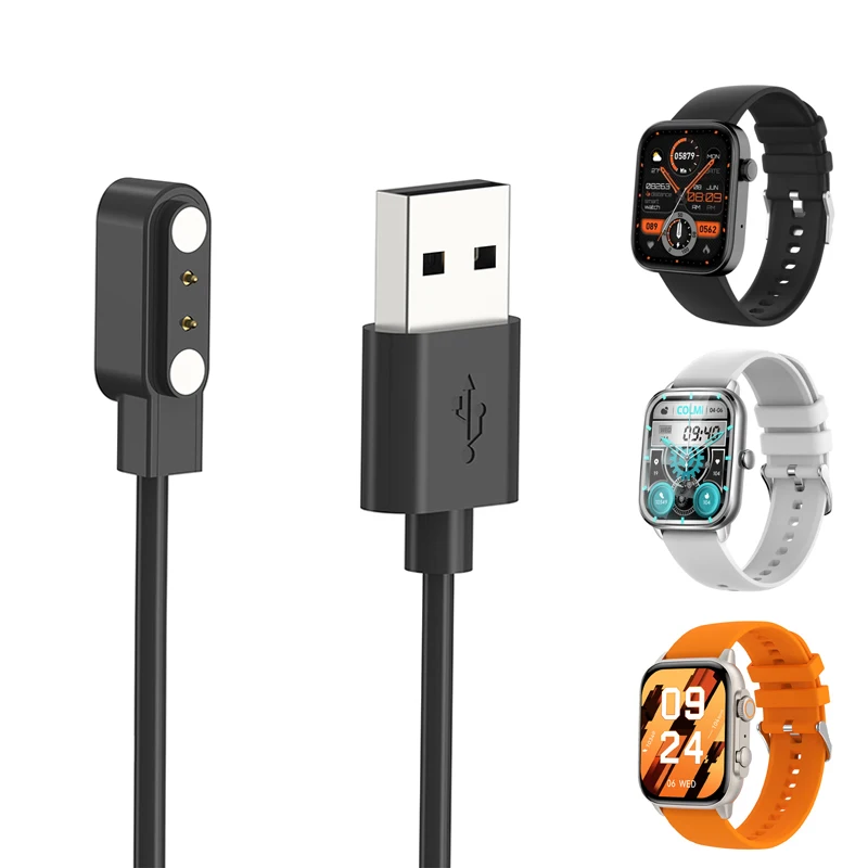 USB-кабель для зарядки смарт-часов Colmi C81/P71/P73/V68/P9/P8 Plus/P28/P45/C61/C60/i20/i31