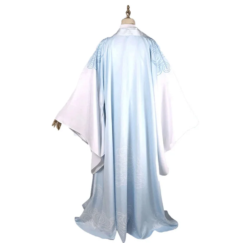 Фото Lan Wangji костюмы для косплея МО дао ЦЗУ Ши оригинальный LanZhan старинный костюм парик Grandmaster of Demonic культивирование костюм унисы №4