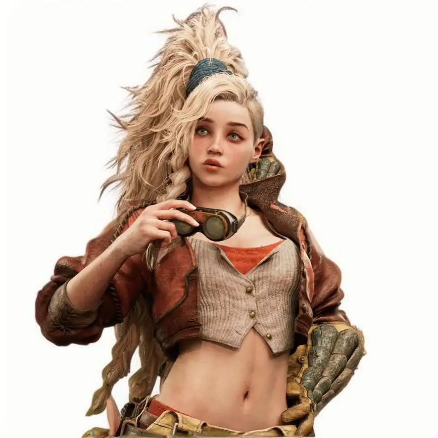 Фото Парик для косплея для Monster Hunter Wilds Gemma №2
