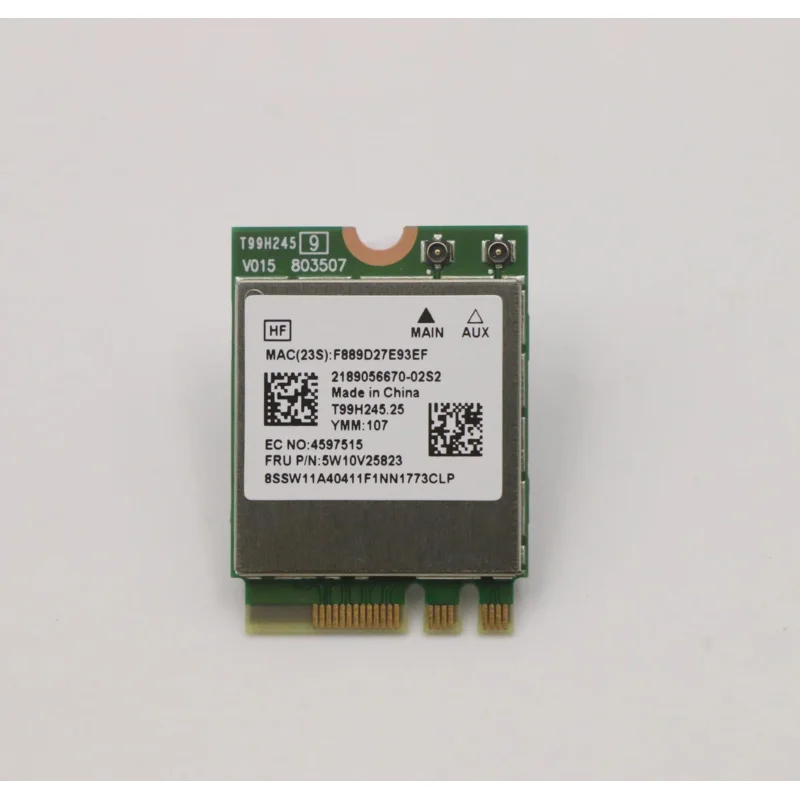 WYORESY MT7921 для Lenovo WiFi6 Wireless Card 5.2 Bluetooth 5W10V25844 Карта для ноутбука Lenovo (art.: 3920ccdb6d787) - 3920ccdb6d787