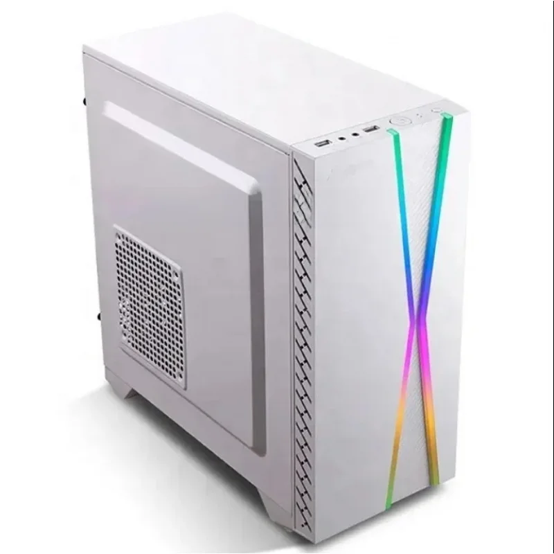 Новый дешевый настольный компьютер Core I5 I7 CPU 22 дюйма Системный блок RAM 16 ГБ 1 ТБ HDD SSD GTX 1060 6 ГБ графический процессор VGA ODM Win10 Игровой ПК