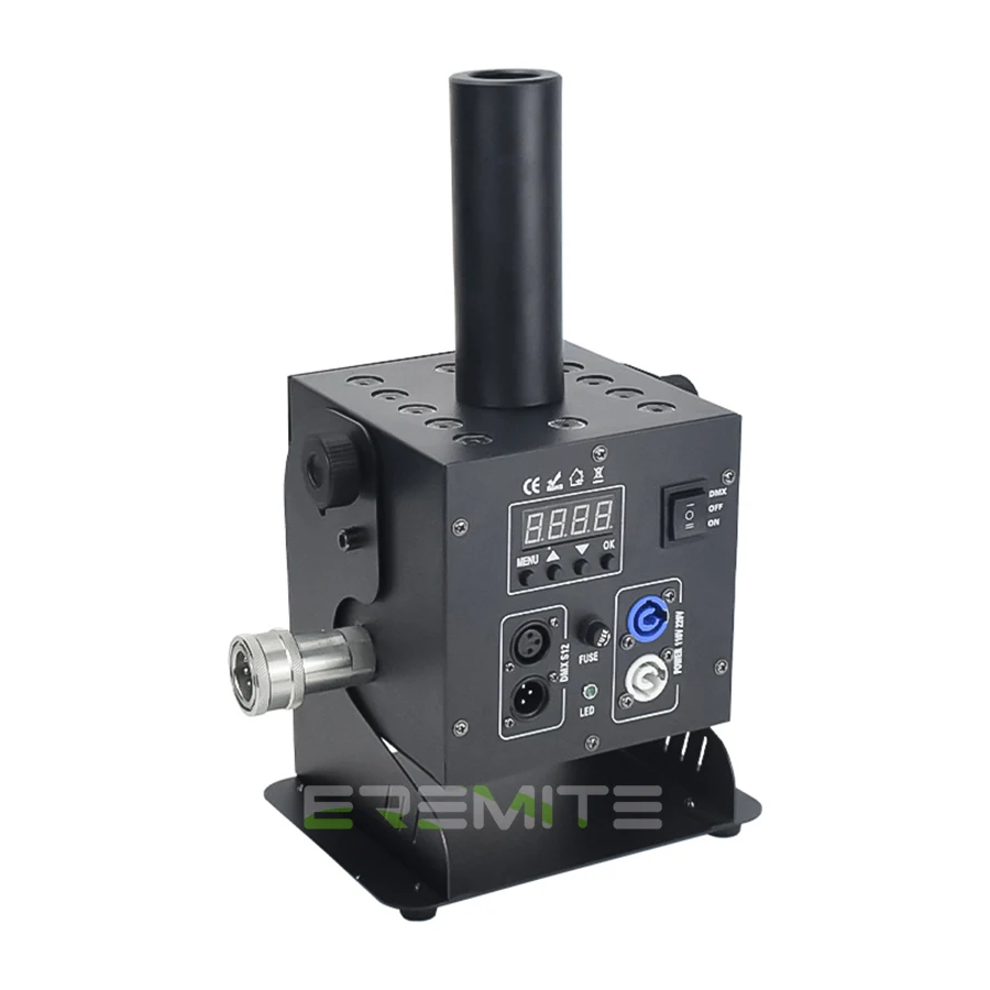 Фото 0 tax 1 flightcase с 2 шт 12x 3w светодиодный Co2 машина DMX управление Co2 струйная машина для DJ диско клуба сценический эффект Co2 Jet Cannon №3