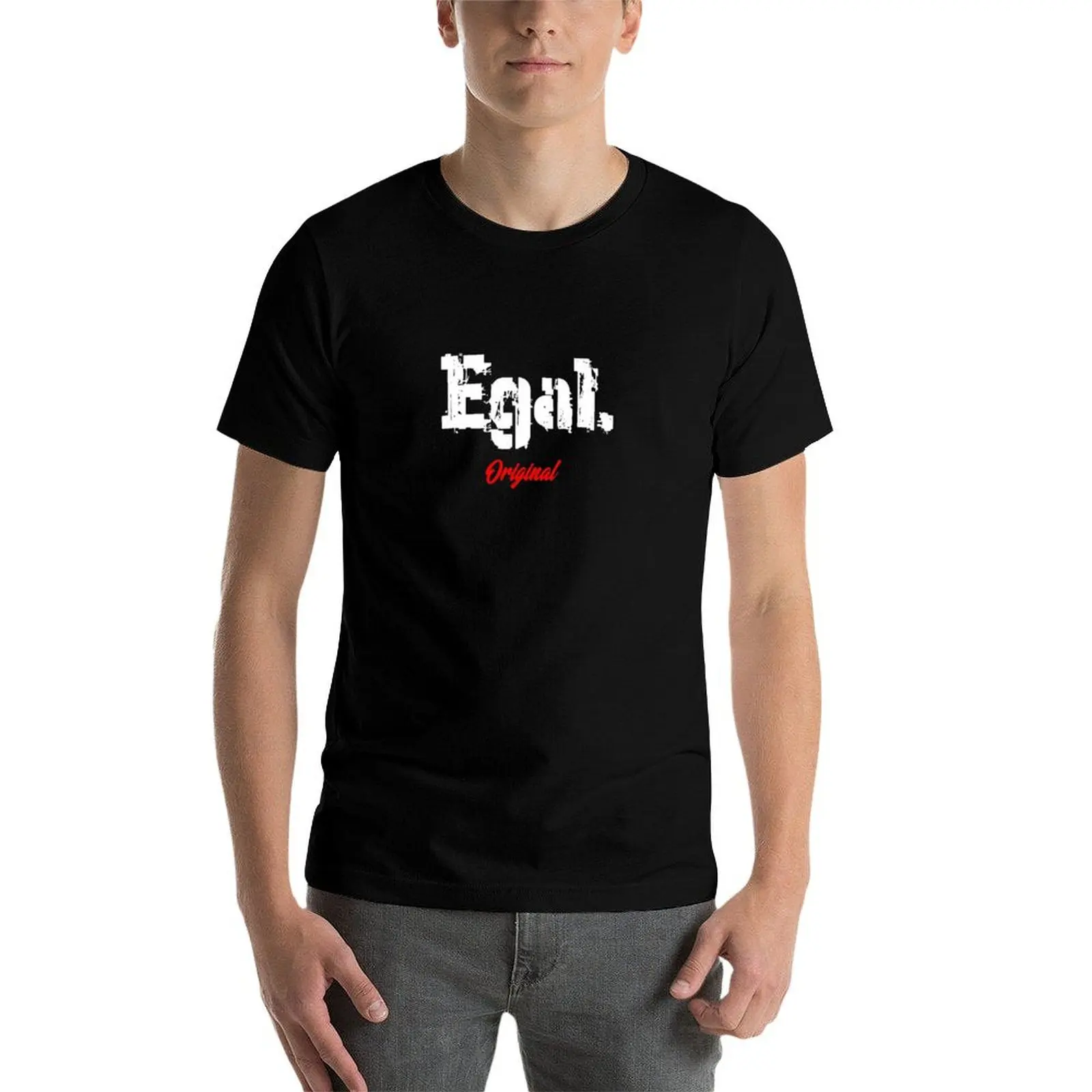 Фото No matter - Original - Wendler Pocher - Пародия Schlager saying EGAL T-Shirt футболка на заказ милые топы футболки дизайнерская футболка мужская №4