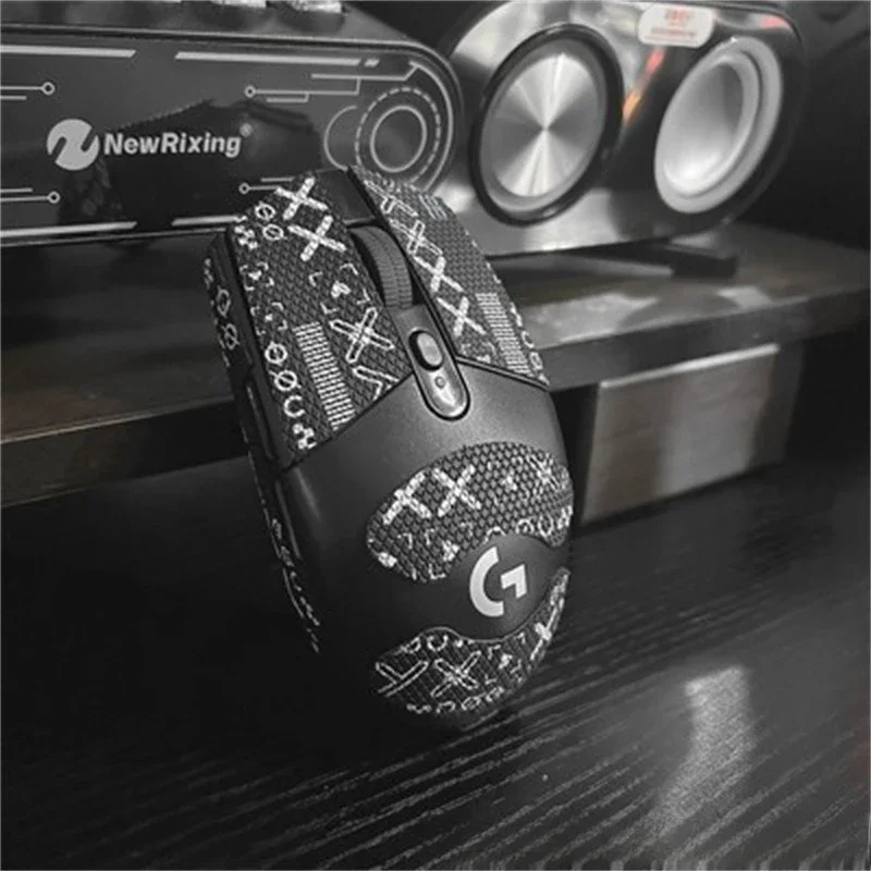 Фото Logitech(G) G304 G102 лента для захвата мыши, скейт, наклейка ручной работы, нескользящая наклейка из кожи ящерицы, противоскользящая наклейка без мыши №2