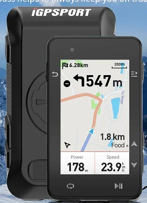 Фото iGPSPORT iGS630 Велосипедный компьютер GPS Беспроводной спидометр Одометр Поддержка автономной карты Навигация Маршрут iGS630s Strava №2