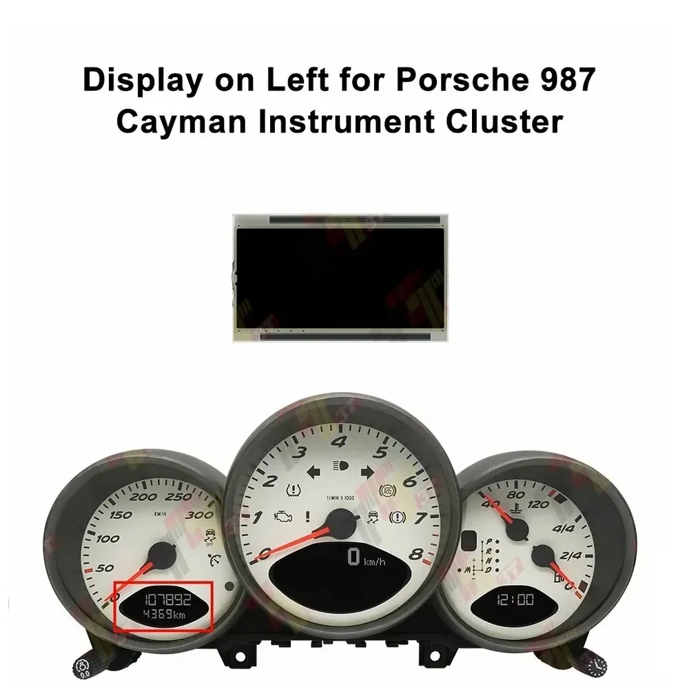 Приборная панель ЖК левый боковой дисплей для Porsche 911 (997), Cayman 987, Boxster 987