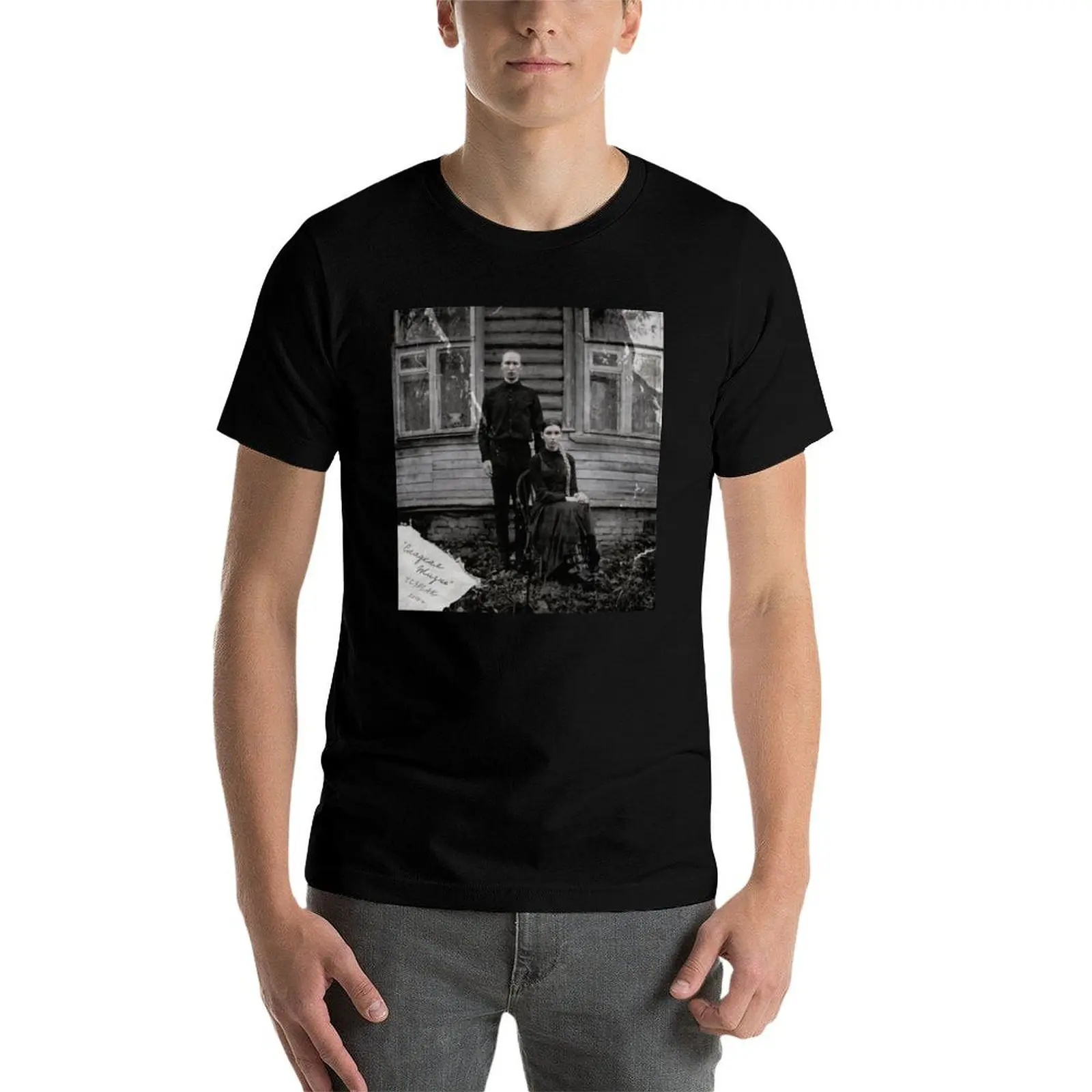 Фото IC3PEAK Vintage Cottage Core T-Shirt с графикой для мальчика, мужские футболки с рисунком №3