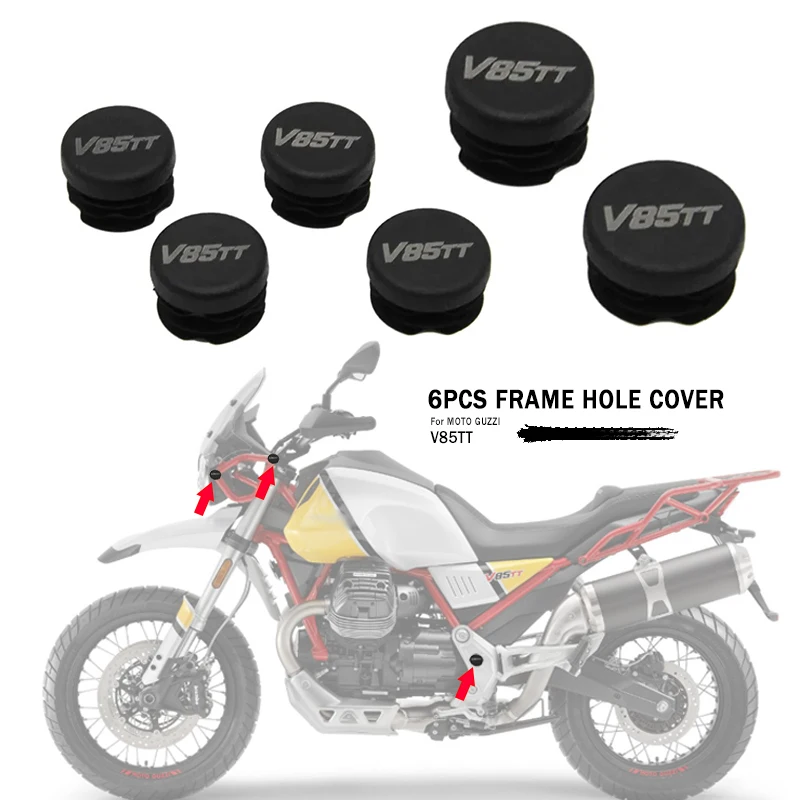 6 шт., заглушки для шасси мотоцикла GUZZI V85TT V85 TT 2019-2022 2020 2021