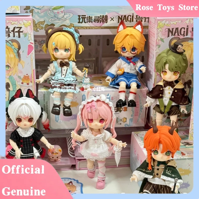 Подлинная глухая коробка Nagi 5-го поколения, серия Fantasy Record, Nagi 1/12 Bjd, подвижная кукла, милая загадочная коробка, модные игрушки, декор, подарок