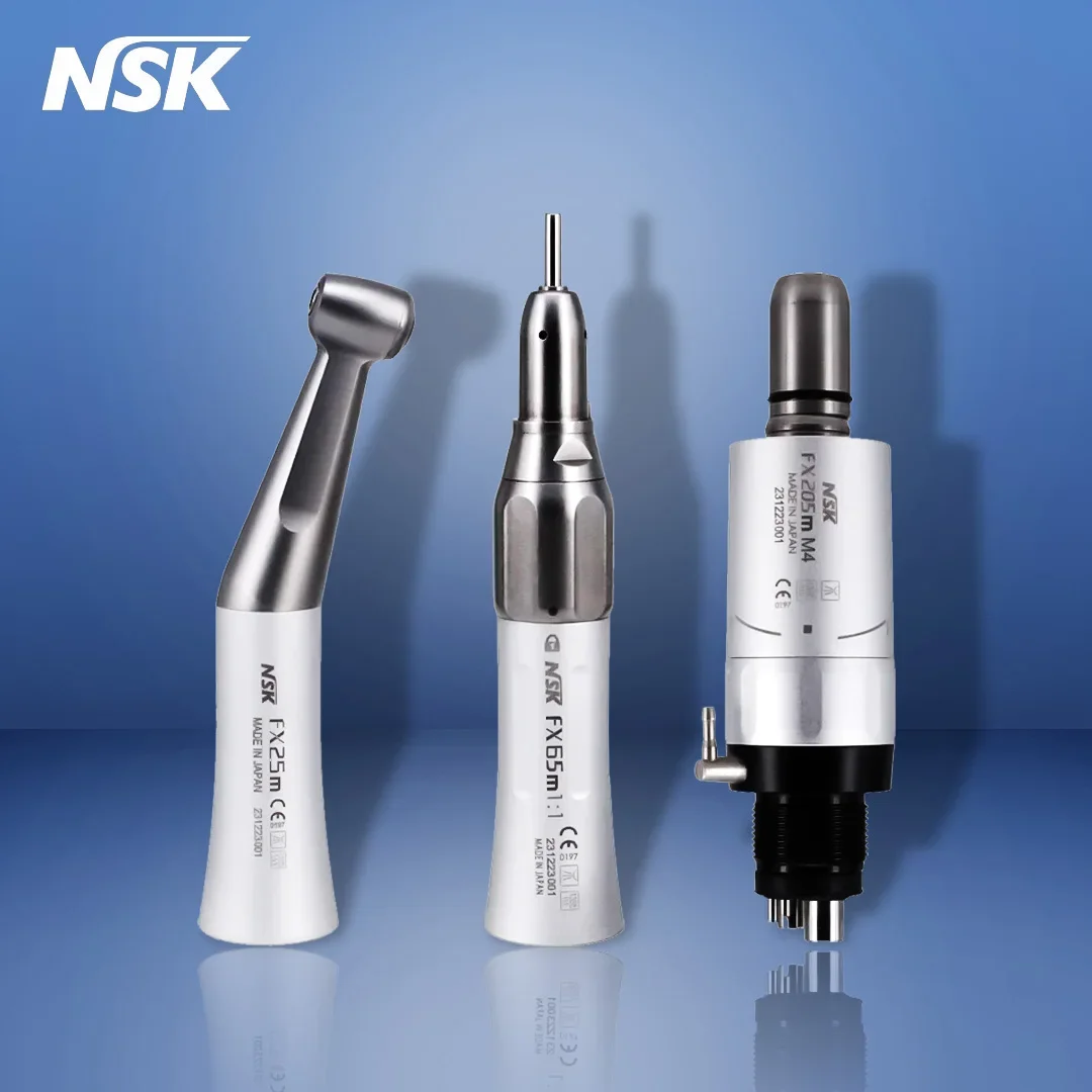 NSK FX25 FX65 стоматологический наконечник с прямым приводом 1:1, контр-угол, низкоскоростной наконечник, мини-головка для стоматологии, против контр-угла, полировальные инструменты