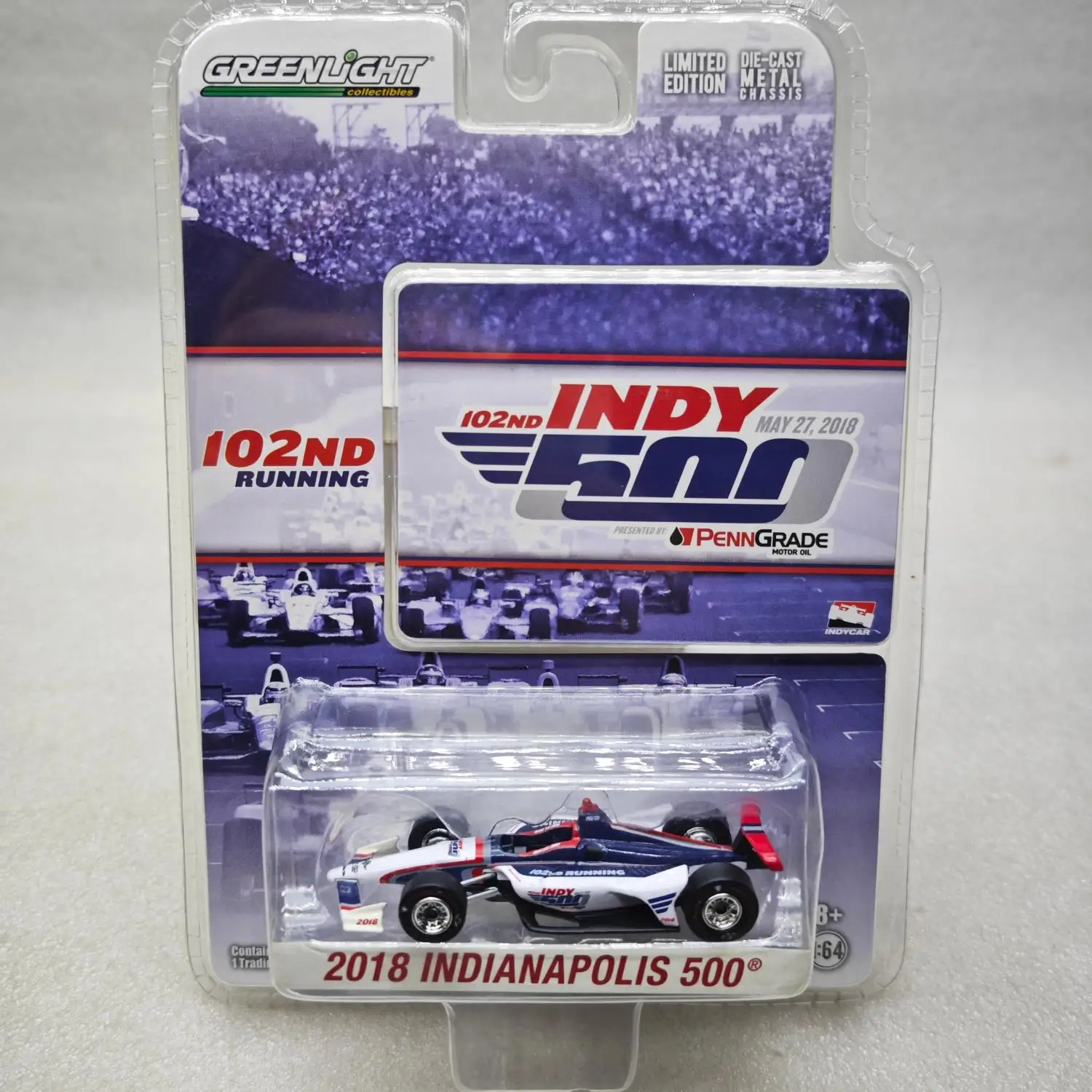 Greenlight 1:64 2018 Indianapolis 500 Racing Race 102