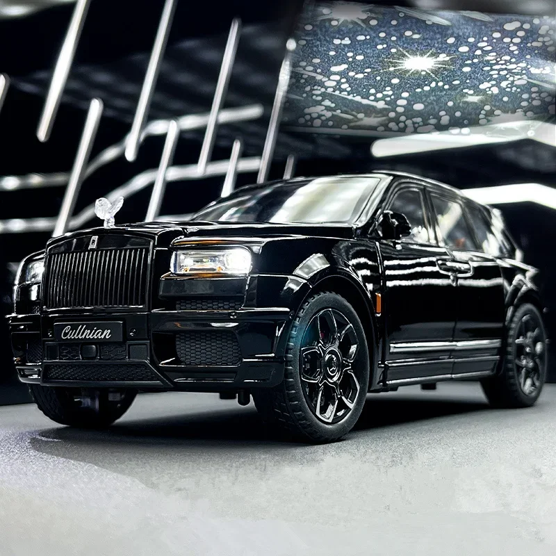 1:20 RR SUV Cullinan Mansory, модель роскошного автомобиля из сплава, литая под давлением металлическая игрушечная машина, модель автомобиля, звук и свет, детский подарок