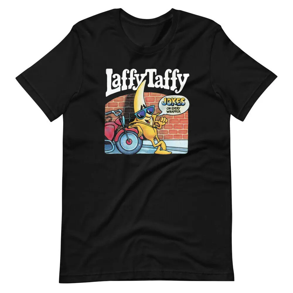Мужская футболка LAFFY TAFFY Candy Vintage 80-х годов с короткими рукавами