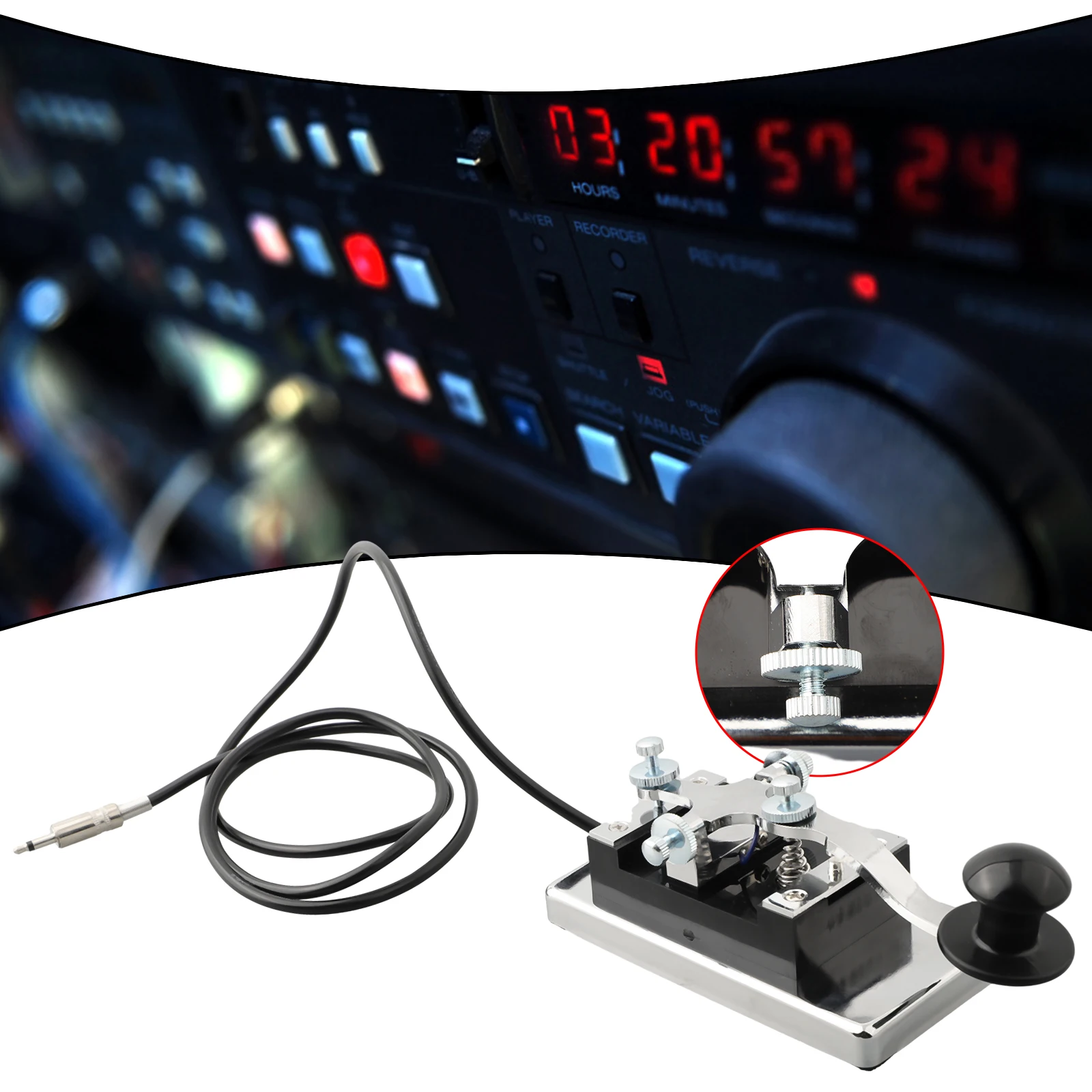 Набор гаечных ключей Morse 145x67x63 мм, 1 шт., CW Key K4 Morse Key Handy CW Morse Keyer для коротковолнового CW радиосвязи