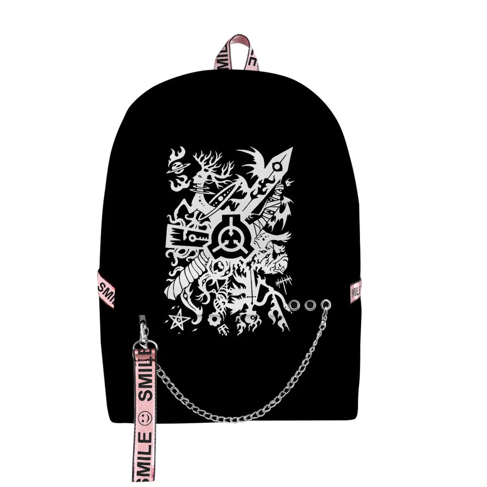 Фото Новый Популярный аниме журавль, новый холщовый рюкзак 3D Merch, модная универсальная дорожная сумка для хранения, школьный рюкзак, мини-рюкзак №1