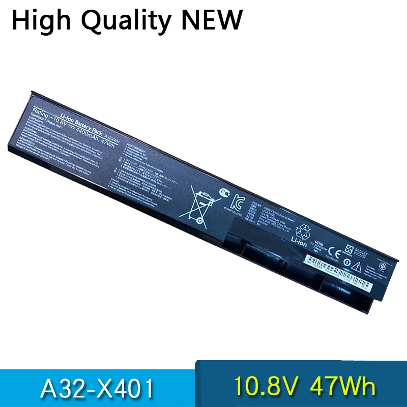 Новый аккумулятор для ноутбука A32-X401 ASUS X301 X301A X401 X401A X501A F301 F401 F501 S401 S301 A31 A41 A42-X401 10,8 В 47 Втч