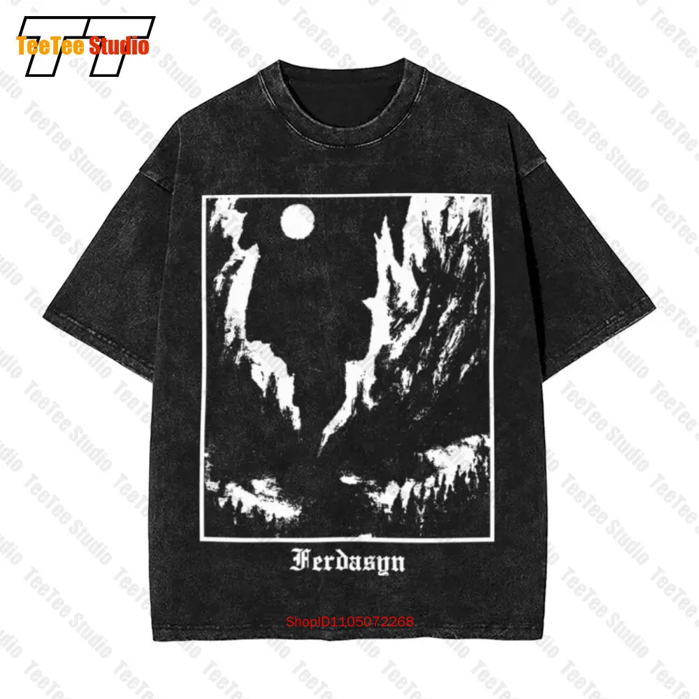 Винтажная футболка большого размера Darkthrone «Transilvanian Hunger Ferdasyn» X6P8