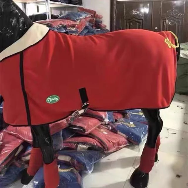 Одежда для лошадей из флиса, впитывающая пот, Paarden Spullen, весна и осень, зернистая флисовая двухслойная утолщенная куртка для лошадей Верховая езда