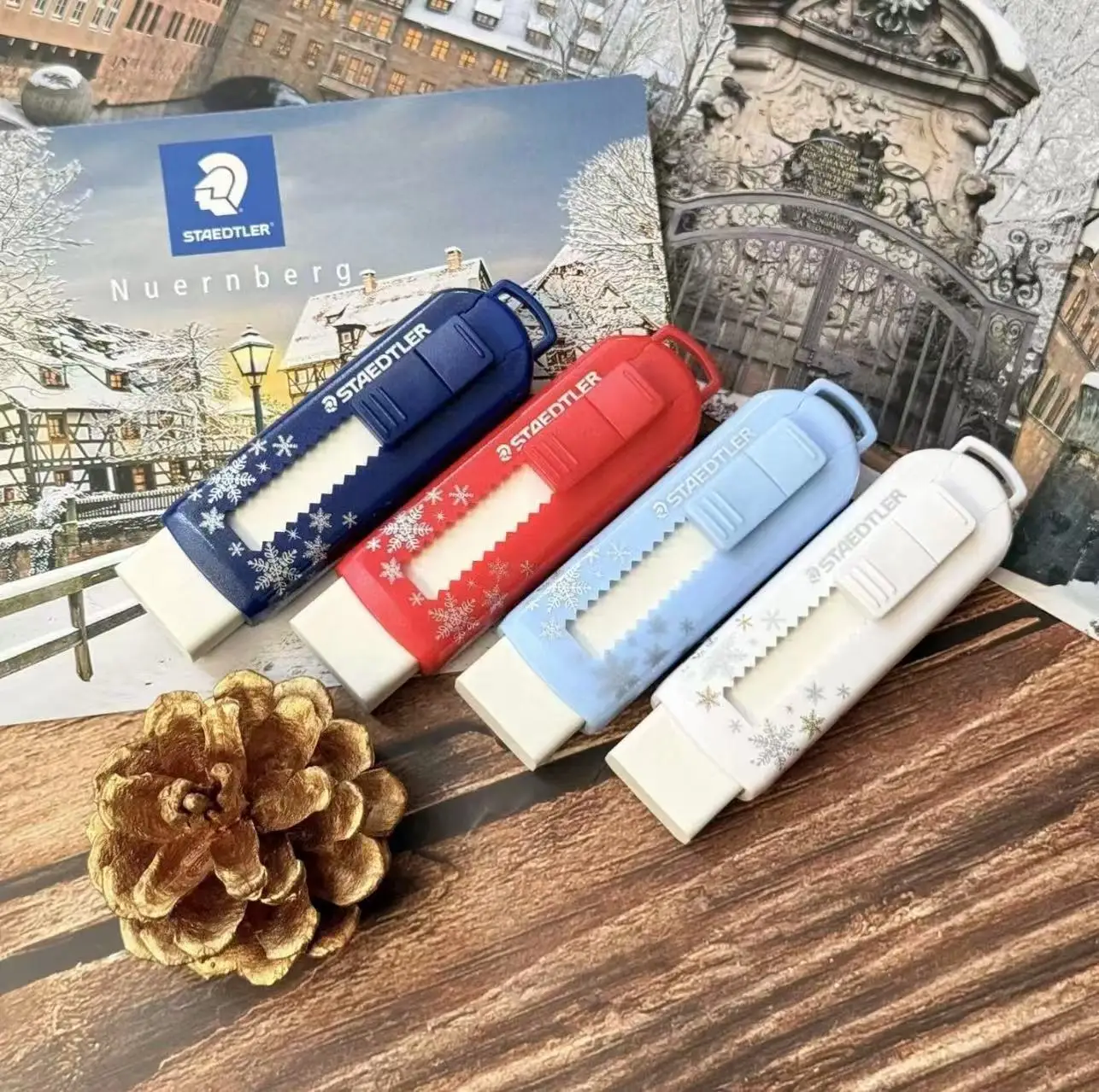 Фото Ластик Staedtler 525 из Германии экологически чистый, без ПВХ, без мусора и можно нажати. №2