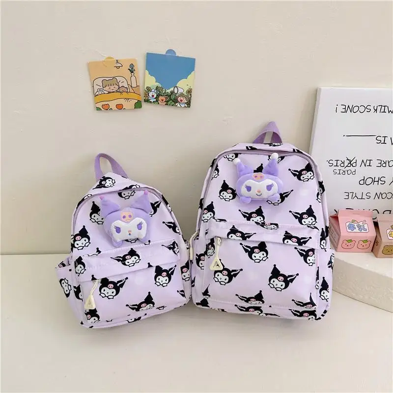 Kawaii Sanrio рюкзак Kuromi My Melody Cinnamoroll сумка мультфильм милый Hello Kitty школьный портфель студент Детский сад сумка для хранения подарок