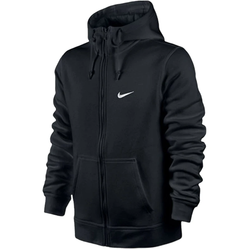 Официальная аутентичная новая мужская повседневная спортивная куртка Nike на флисовой подкладке с капюшоном 623451 -010 (art.: 3920cd7c87d2e) - 3920cd7c87d2e