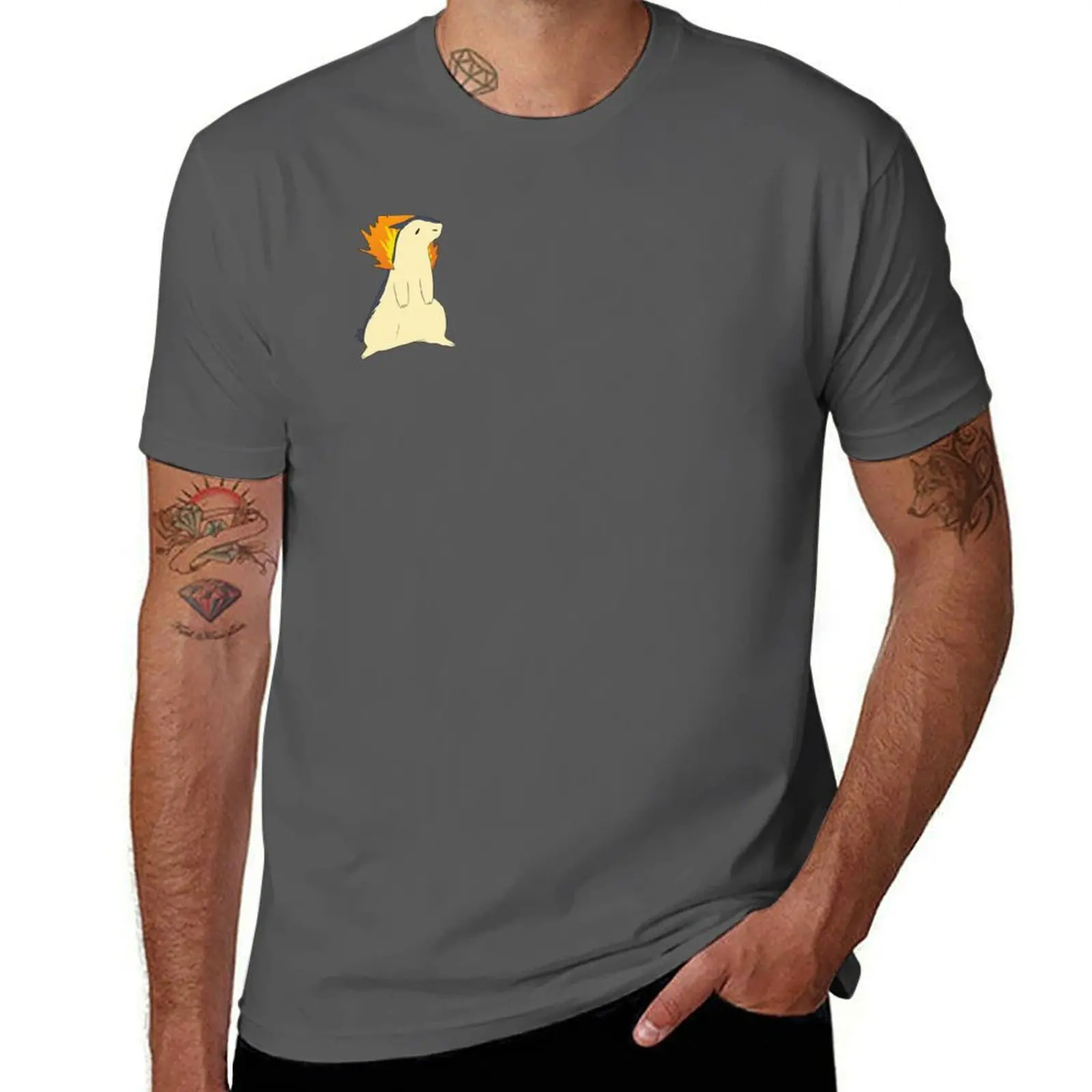 Футболка scribble typhlosion, хлопковая футболка, мужские роскошные мужские футболки, высококачественная футболка люксового бренда