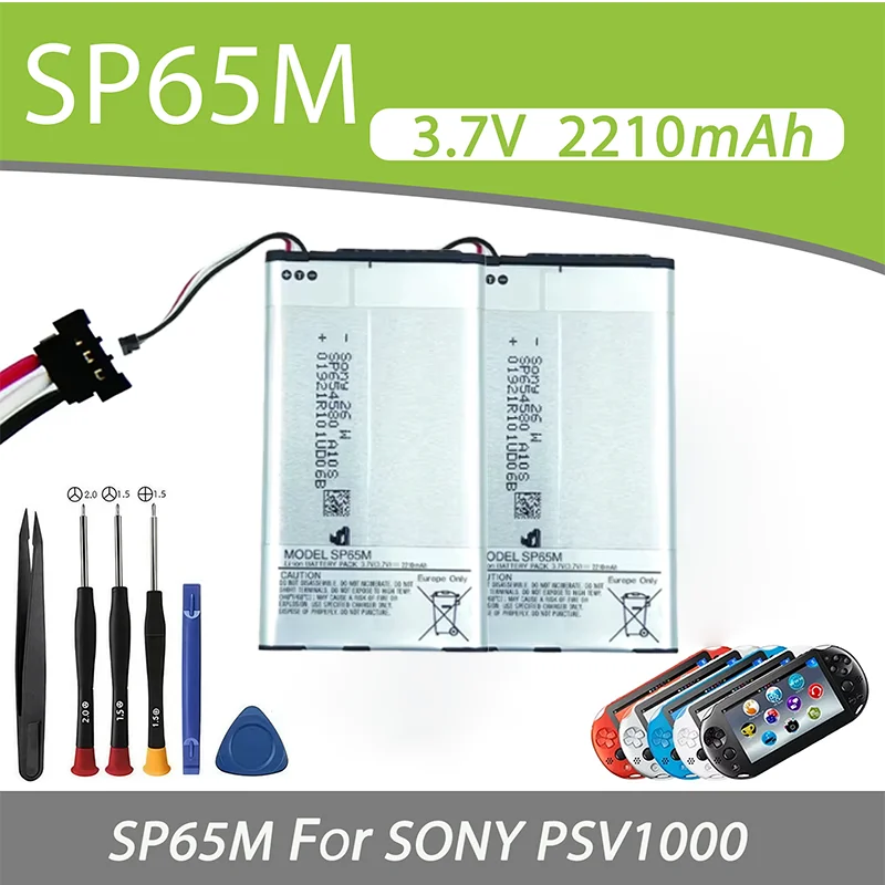 Новый оригинальный аккумулятор SP65M 2210 мАч 3,7 В для геймпада Sony PSV1000 PlayStation PS VITA PCH-1001 PCH-1101