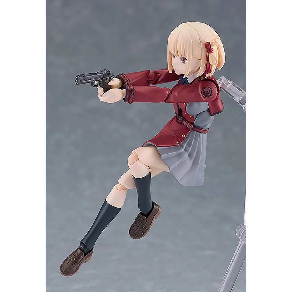 Фото MaxFactory FIGMA Lycoris Recoil No.615 nishikier Chisato No.616 Inoue Takina Коллекционная экшн-фигурка аниме модель игрушка 15 см кукла №5