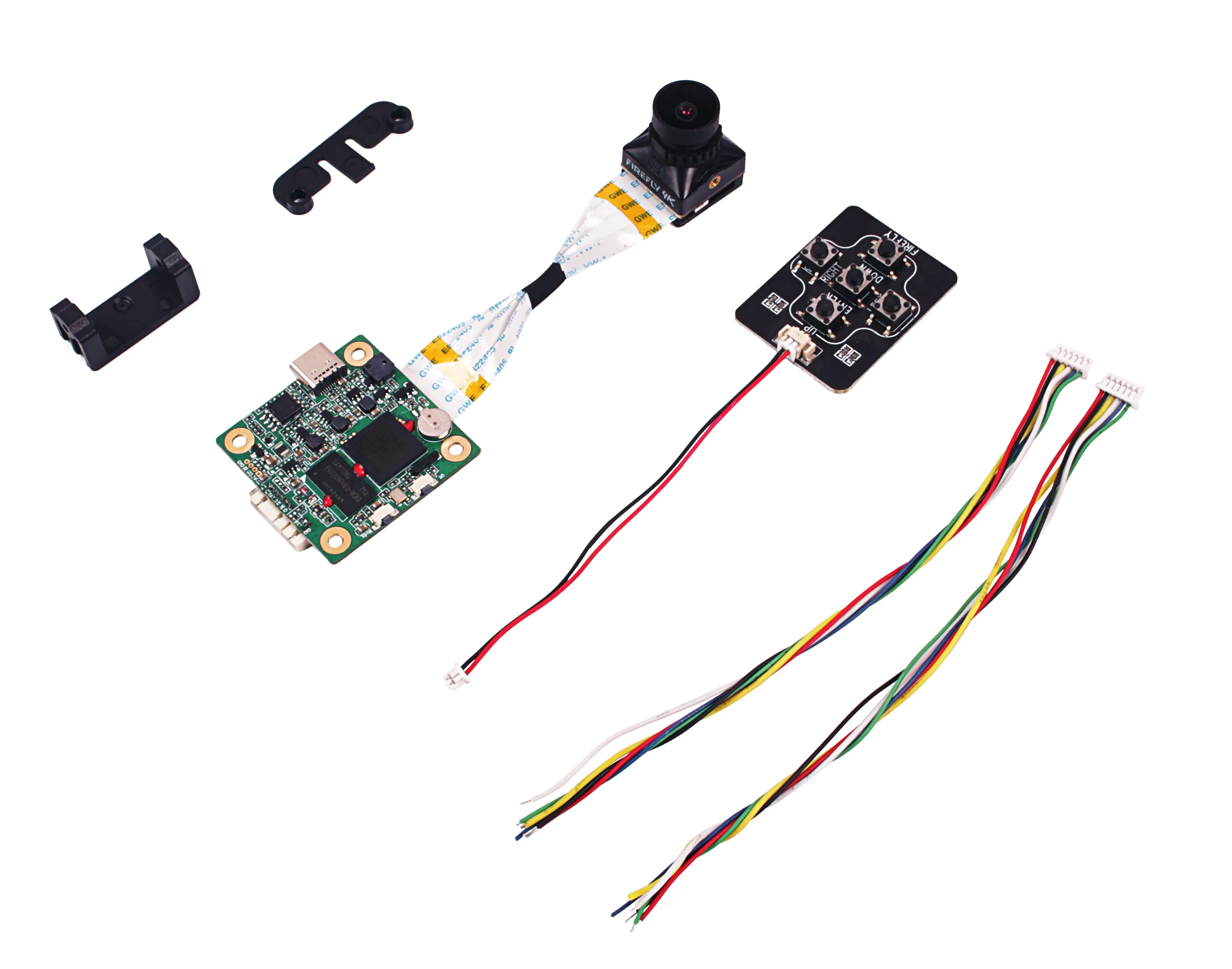 Hawkeye Firefly Split 4K V4 /NakedCam V3 /Split Mini 4K 170 градусов Встроенный микрофон HD Запись DVR FPV камера для гоночного дрона