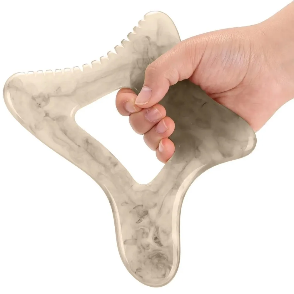 Универсальный инструмент Gua Sha из смолы для тела, большой массажный инструмент от целлюлита, лимфодренажный инструмент для лица, спины