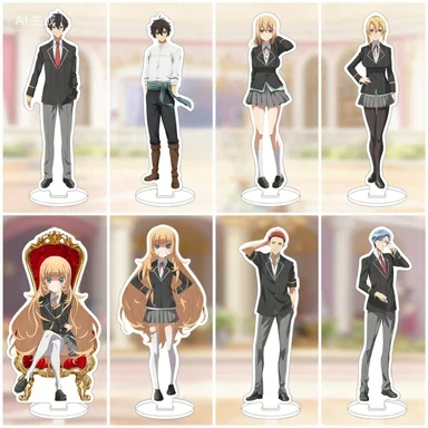 Аниме-фигурка на акриловой подставке Стенд Trapped in a Dating Sim: The World of Otome Подарки Косплей Игры прочные для Mobs Prop Decor