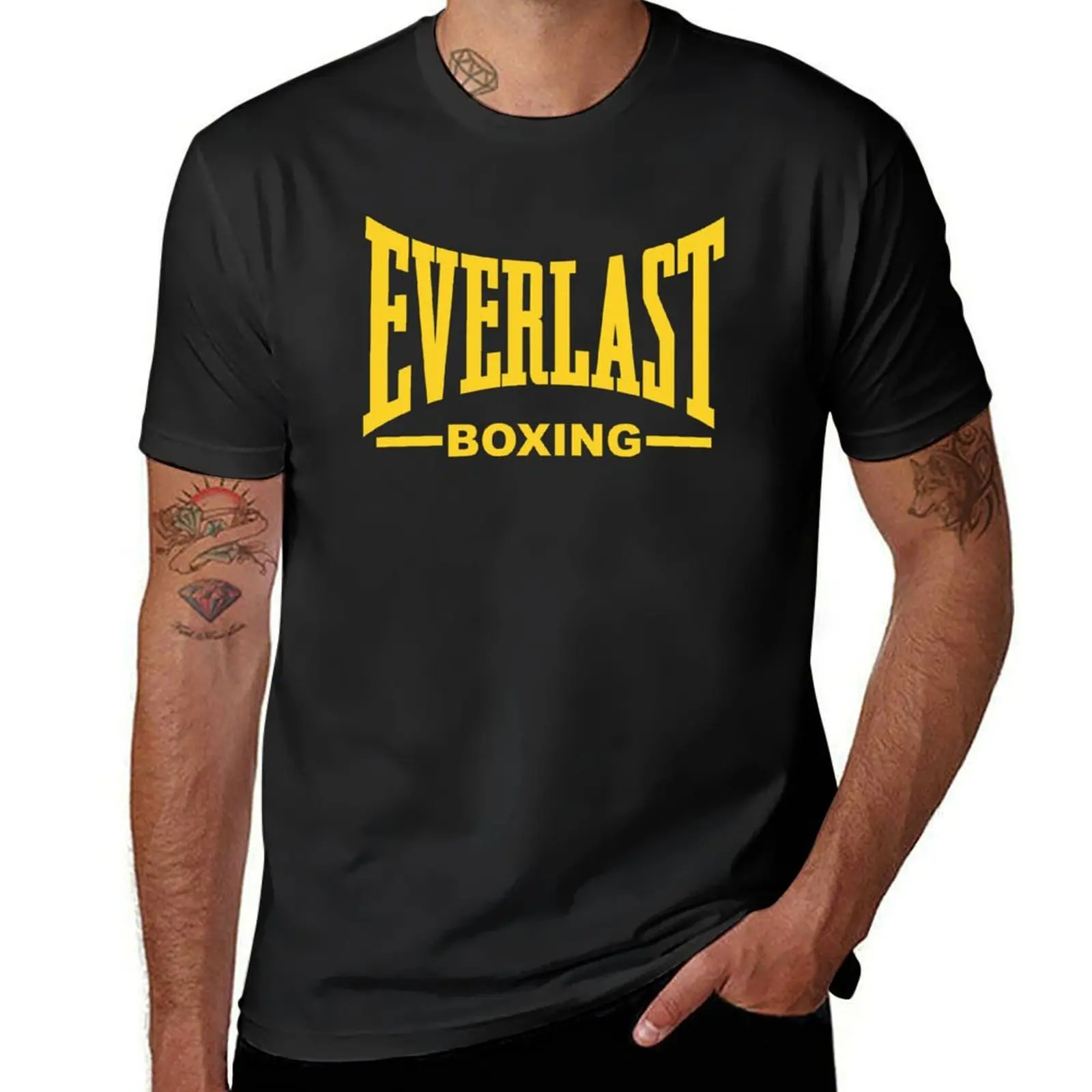 Everlast желтая надпись на таможне разработайте собственные великолепные облегающие футболки для мужчин