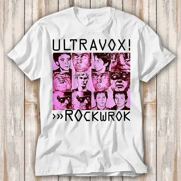 Ultravox Rockwrok музыкальная футболка рок-группы, бестселлер, Забавный мем из фильма, Топ 4244