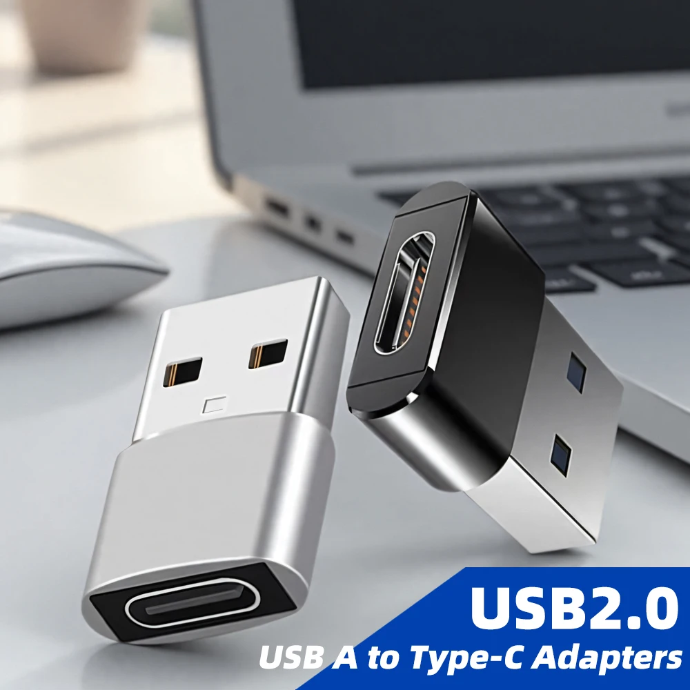 Адаптер USB-Type C OTG USBA USB-C «папа» на Micro USB Type-c «мама» Конвертер для Macbook Samsung S20 USBC OTG Разъем для ноутбука