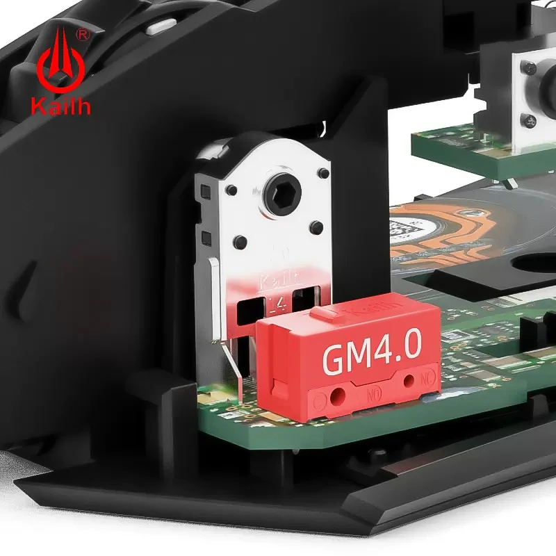 Фото 10 шт. Kailh GM4.0 черная мышь Mamba microswitch esports Logitech GM4.0 клавиши №2